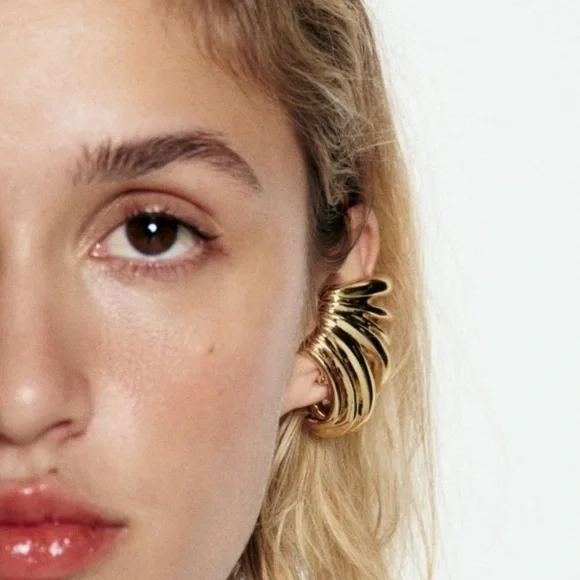Zara MAXI EAR CUFF EARRINGS - Picture 3 of 6